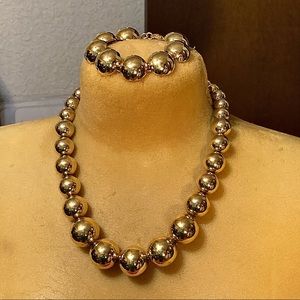 Vintage Monet bracelet & Napier necklace